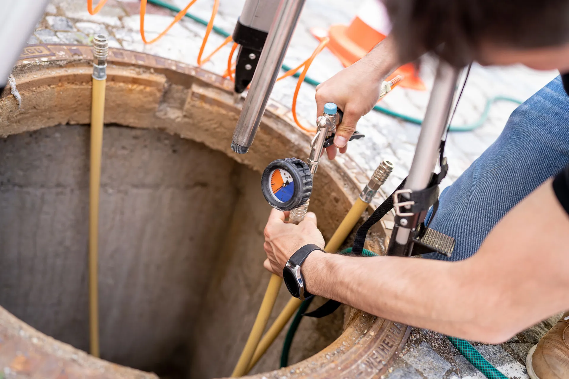 Kanaldichtheitsprüfung mit moderner Technik